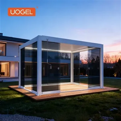 Lille havepergola med tag